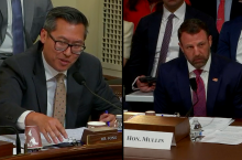 DHS Secretary with Vince Fong